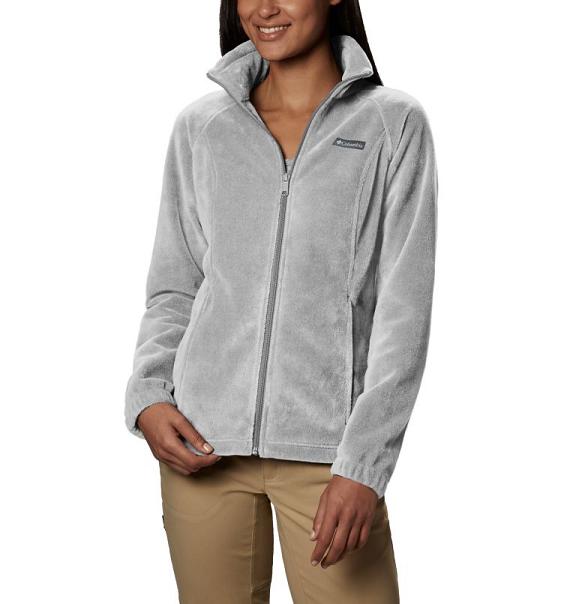 Columbia Benton Springs Fleece Jacket Grey For Women's NZ54126 New Zealand
